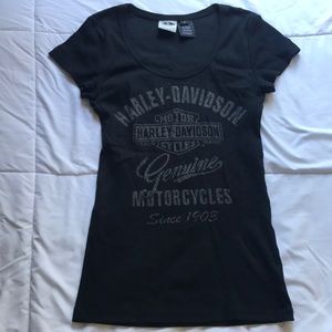 Black Harley-Davidson T-Shirt